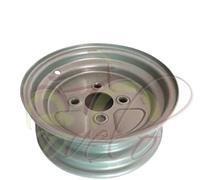 Ecovelò - Llanta de 10" con Enganche Fiat (58 x 98 mm) para Ruedas de Carro, Remolque con Gomas de 4.00/4.50-10