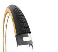 ECOVELO Neumático 20 x 1,75 (47-406) para Bicicleta Graziella Bicicleta City Bike Goma Negro para