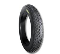 ECOVELO Neumático de Bicicleta 20 X 4.0 pulgadas Negro Tachuelas Clincher Goma E-Bike