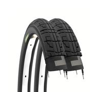 ECOVELO neumáticos 2 x 1,75 2, Adultos Unisex, Negro, 12 1/2 X 1.75 X 2 1/4