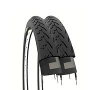 Ecovelò Neumáticos 700 x 32 C Ciudad 1,25 cm, Color Negro, 28 x 5/8 x 1/4, para Bicicleta de Carretera y Senderismo 2, Adultos Unisex, Nero, Talla única