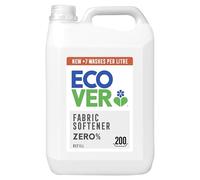Ecover Suavizante de relleno, proporciona un lavado suave y flexible, Zero, 200 lavados, 1 x 5 l