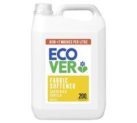 Ecover Suavizante de relleno, proporciona un lavado suave y suave, aroma a gardenia y vainilla, 200 lavados, 1 x 5 l