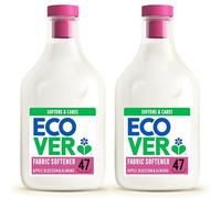 Ecover Suavizante de tela, flor de manzana y almendra, 2 x 47 lavados, 2 x 1,5 L (paquete de 2)