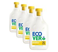Ecover Suavizante Gardenia & Vainilla (750 ml/25 lavados), Suavizante ecológico para ropa suave y perfumada. (Paquete de 4)
