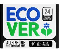 Ecover Pastillas lavavajillas ecológicas All In One, fragancia Lemon & Mandarin, 22 Tabletas