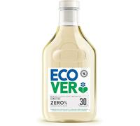 Ecover ZERO Detergente líquido Ecover Detergente delicado para alérgicos y pieles sensibles del bebé, 30 cargas, 1,5 L