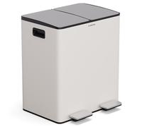 EcoVista Cubo de basura con recipiente de compostaje Contenedor de basura 40 litros