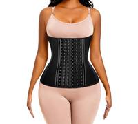 ECOWALSON Waist Trainer for Women Corset Cincher Body Shaper Girdle Trimmer with Steel Bones Extender