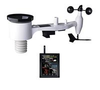 ECOWITT Estación meteorológica WN1980 5 en 1 inalámbrica para exteriores con sensor WN67, carga al servidor Ecowitt, emparejamiento con