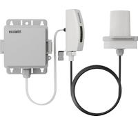 ECOWITT Medidor de Distancia Láser LDS01, 4-3.5M Dispositivo de Medición Láser con Cable de 1.5M, Herramienta de Medición Láser para Exterior para Nivel de Agua/Nieve/Profundidad de Aceite con LCD