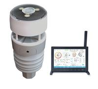 ECOWITT Wittboy Pro - Estación meteorológica HP2564, sensores meteorológicos inalámbricos 7 en 1 WS90 + 7 TFT Wifi para interior con pantalla a color con botón táctil, asistente meteorológico para