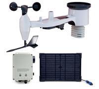 ECOWITT WittField Combo WS6211 - Estación meteorológica 4G y Wi-Fi con sensor externo 7 en 1 WS69, base IoT y panel solar