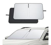 ECOZEN Parasol Coche Delantero Plegable VW T-ROC 2018-2025 con Bolsa de Almacenaje Protección UV Solar Tejido Engrosado Personalizado Parasol para Parabrisas Delantero Coche VW T ROC Accesorios