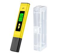 Ecrã Digital de Mão PH Tester Medidor PH Medidor Digital Calidad del Agua Medidor de Prueba de 0-14 Pantalla Digital Alta Precisión 0,01 Auto Calibración Pantalla LCD para Piscinas Acuario Laboratorio