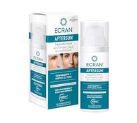 Ecran Aftersun Serum Reparador Facial Antimanchas con Niacinamida - 50 ml | Ayuda a atenuar las manchas y a unificar el tono del rostro tras el sol, con ácido hialurónico que hidrata en profundidad