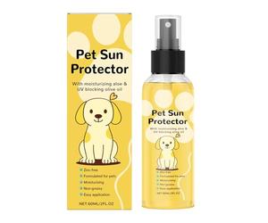 Écran Solaire Canin Pour Le Museau - Spray Solaire Hydratant Pour Chiens | Protection UV Pour Journées Chaudes En Plein Air | Canoë Voyage Été Soin Peau Animaux | Randonnée Piscine Plage Camping
