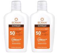 Ecran Sunnique Leche Spf50 200 Ml (Paquete de 2)