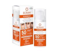 ECRAN SUNNIQUE - Protector Facial Antimanchas Antiarrugas SPF 50+ con Niacinamida y Ácido Hialuronico, Despigmenta y Unifica el Tono, Fórmula con VitEox80 - 50 ml
