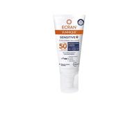 Ecran Sunnique Sensitive - Fluido Protector Facial para Cara y Escote FPS +50 | Fórmula con Pantenol, Resistente al Agua, sin Perfume ni Alcohol para Pieles Sensibles | 50ml