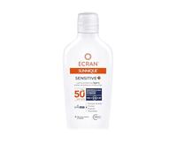 Ecran Sunnique Sensitive - Leche Protectora Ligera para Pieles Sensibles FPS 50+ | Fórmula con Pantenol, Resistente al Agua, sin Perfume ni Alcohol para Pieles Sensibles | 200ml