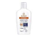 Ecran Leche protectora Sunnique Sensitive – Pantenol, SPF50+, sin perfume/alcohol – 200 ml