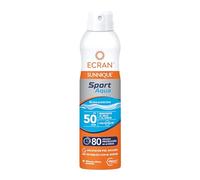 Ecran Sunnique Sport - Bruma Protectora Solar SFP 50 Piel Mojada, Protección Alta UVB, UVA, Refuerza las Defensas, Resistente al Agua, para Todo Tipo de Pieles- 250 ml