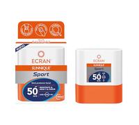 Ecran Sunnique Sport Stick FPS 50 - Protector Solar Facial en Barra Resistente al Agua y al Sudor - Antipolución y Protección Frente a la Luz Azul - 10 ml