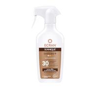 Ecran Sunnique - Spray de Leche Solar Protectora SPF 30, Activa el Bronceado Natural, Sin Autobronceador, para todos los tonos de piel - 300 ml