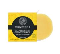 Écrin de Fleur - Champú Sólido con Vinagre de Manzana y Ylang Ylang, COSMOS Organic, Nature et Progrès, Artesanal en Francia, 55g