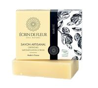 Écrin de Fleur - Jabón de Karité para Piel Seca y Sensible, Sin Perfume, Certificado COSMOS Organic, Artesanal en Francia, 90g