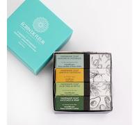 Écrin de Fleur - Set de Jabones Orgánicos, Artesanales en Francia, Certificados COSMOS y Nature et Progrès, Aloe Vera, Aguacate, Almendra y Limón, 4 x 90g