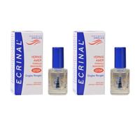 ECRINAL | Esmalte de uñas para uñas mordidas | 2 x 10 ml | Anti-mordeduras de uñas | Favorece el crecimiento de las uñas | Fórmula invisible y eficaz | Para niños a partir de 3 años y adultos