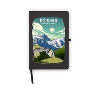 Ecrins National Park France - Cuaderno con páginas en blanco, tapa de piel sintética, planificador, diario, cuaderno de trabajo