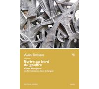 Écrire au bord du gouffre. Victor Klemperer ou la résistance dans la langue (Samsa. Écriture pour le destituant)