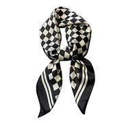 Ecroon Bufanda Chiffon Seda Grande Pañuelo Fulares Pañuelos para la cabeza Bufandas Pañuelo de Cuadrado para Mujer Cuadrada Seda Turbante