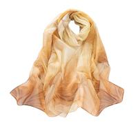 Ecroon Bufandas Fular De Mujer Flores Bufanda De Seda Diseño Retro Elegante Pañuelo cuello Estola