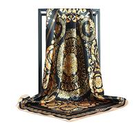 Ecroon Bufandas para mujer Estolas y Fulares Panuelos para la cabeza Panuelo Mujers Turbante Cuadrado Bufanda Seda Sensacion