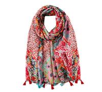 Ecroon Mujer Fulares Pañuelos para la cabeza Bufandas Pañuelo de Largo para Chales Estolas Pañuelo Suave Cuello (L, One size)