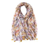 Ecroon Mujer Fulares Pañuelos para la cabeza Bufandas Pañuelo de Largo para Chales Estolas Pañuelo Suave Cuello