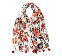 Ecroon Mujer Fulares Pañuelos para la cabeza Bufandas Pañuelo de Largo para Chales Estolas Pañuelo Suave Cuello (P, One size)