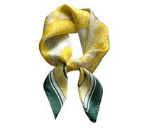 Ecroon Pañuelo Chiffon Bufanda de Seda de Morera Pañuelo Cuadrada Seda Fulares Pañuelos para la cabeza Bufandas Cuadrado para Mujer Regalos