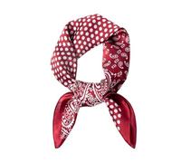 Ecroon Pañuelo Chiffon Bufanda de Seda de Morera Pañuelo Cuadrada Seda Fulares Pañuelos para la cabeza Bufandas Cuadrado para Mujer Regalos