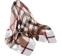 Ecroon señoras seda sentir bufanda pañuelo bufanda mujer elegante seda bufanda negocios seda bufanda pañuelo pañuelo cuello muñeca pañuelos