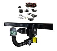 ECS VW146B1 Kit eléctrico para enganche de remolque Compatible con VW Golf VII Hatchback 5G1, BQ1, BE1, BE2 ID.4 E21 Passat B8 Variant 3G5, CB5 T-Roc A11, D11 ID.3 E11, E12 Touran 5T1