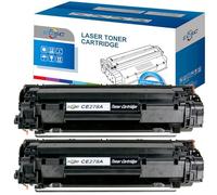 ECSC Compatible Virador Cartucho Reemplazo Por HP LaserJet Pro M1536dnf P1566 P1606dn Canon MF-4410 4430 4450 4550d 4570dn i-SENSYS MF-4730 4750 4780w Fax-L150 L170 L410 CE278A/CRG-728 (Negro, 2-Pack)