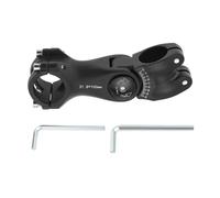 ECSiNG 1-1/8 pulgadas 28.6 mm ajustable 0± 60° aluminio avance vástago 1-1/4 pulgadas 31.8 mm abrazadera de manillar, extensor de vástago de bicicleta para bicicleta de montaña, bicicleta de carretera