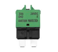 ECSiNG 1 fusible para cuchilla de disyuntor de 30 A, fusible reiniciable, interruptor de circuito de fusible de reinicio manual para automóvil, camión, vehículo, barco