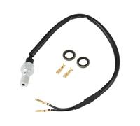 ECSiNG 1 juego de 2 pines hidráulicos de tornillo banjo interruptor de luz de freno M10 x 1,00 reemplazar OEM HNSW9813 para motocicletas