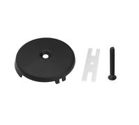 ECSiNG 1 juego de cubierta de drenaje de desbordamiento de bañera de un solo agujero de 3-1/8 pulgadas con tornillo, adecuada para la mayoría de desagües de bañera estándar